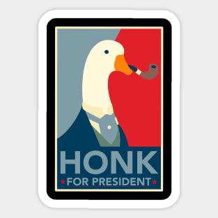 Honk for President Sticker